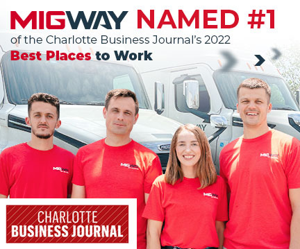 MigWay Named Best Places to Work in Charlotte NC by Charlotte Business Journal