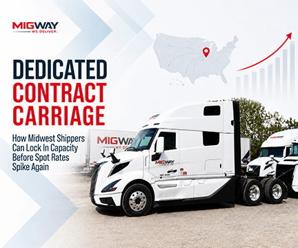 Dedicated Contract Carriage in 2026: How Midwest Shippers Can Lock In Capacity Before Spot Rates Spike Again