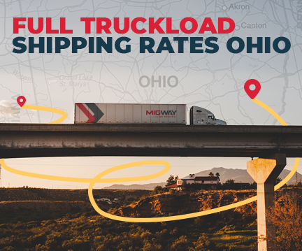 Full Truckload Dry Van Shipping from North Carolina to Ohio 