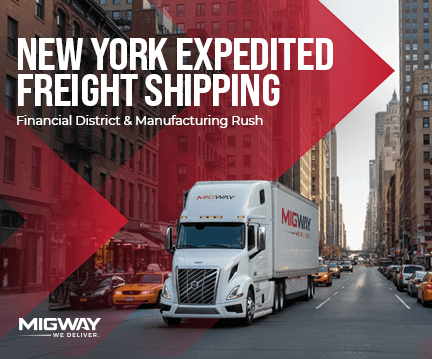 New York Expedited Freight Shipping: Financial District & Manufacturing Rush