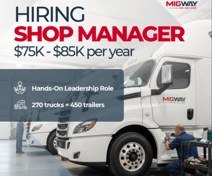 Diesel Shop Manager – Pineville, NC