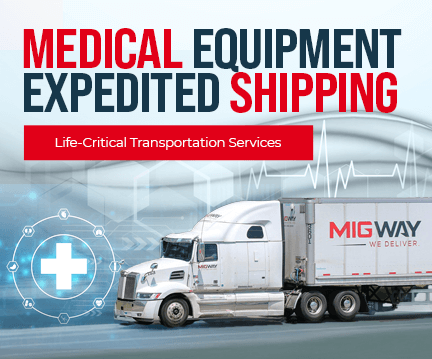 Medical Equipment Expedited Shipping - Life-Critical Transportation Services