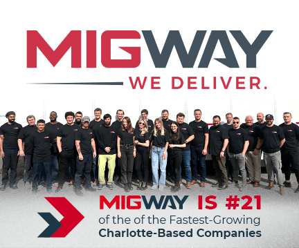 MigWay is #21 of the Fastest-Growing Charlotte-Based Companies