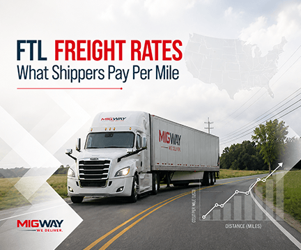 FTL Freight Rates in 2026: What Shippers Pay Per Mile