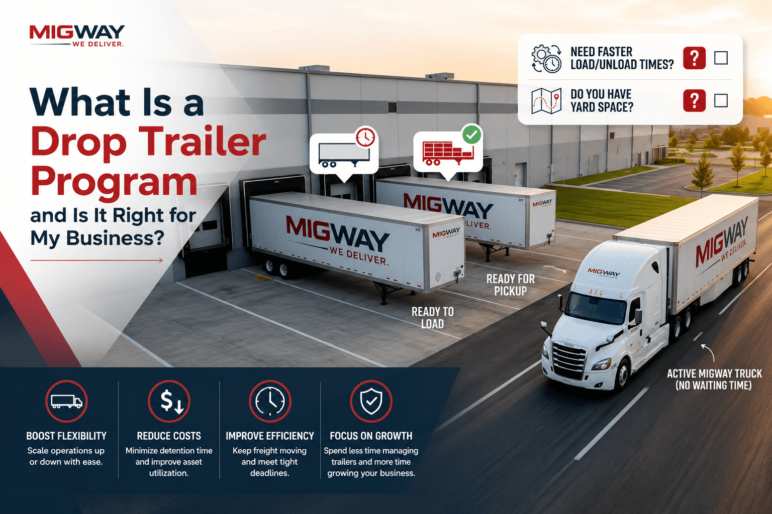 What Is a Drop Trailer Program and Is It Right for My Business?