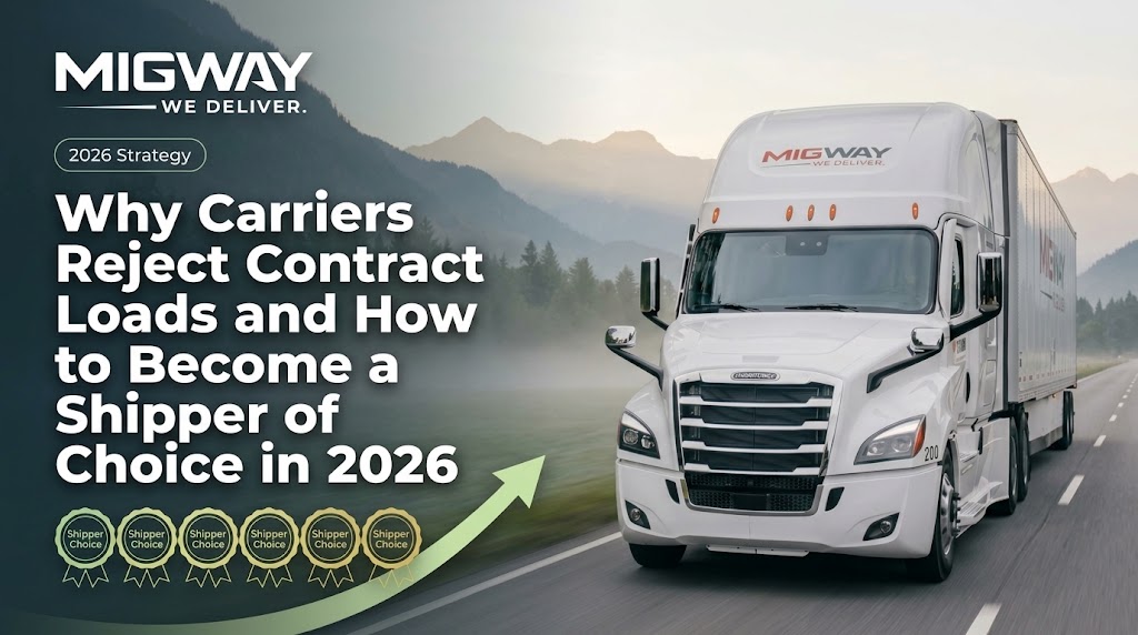 Why Carriers Reject Contract Loads and How to Become a Shipper of Choice in 2026