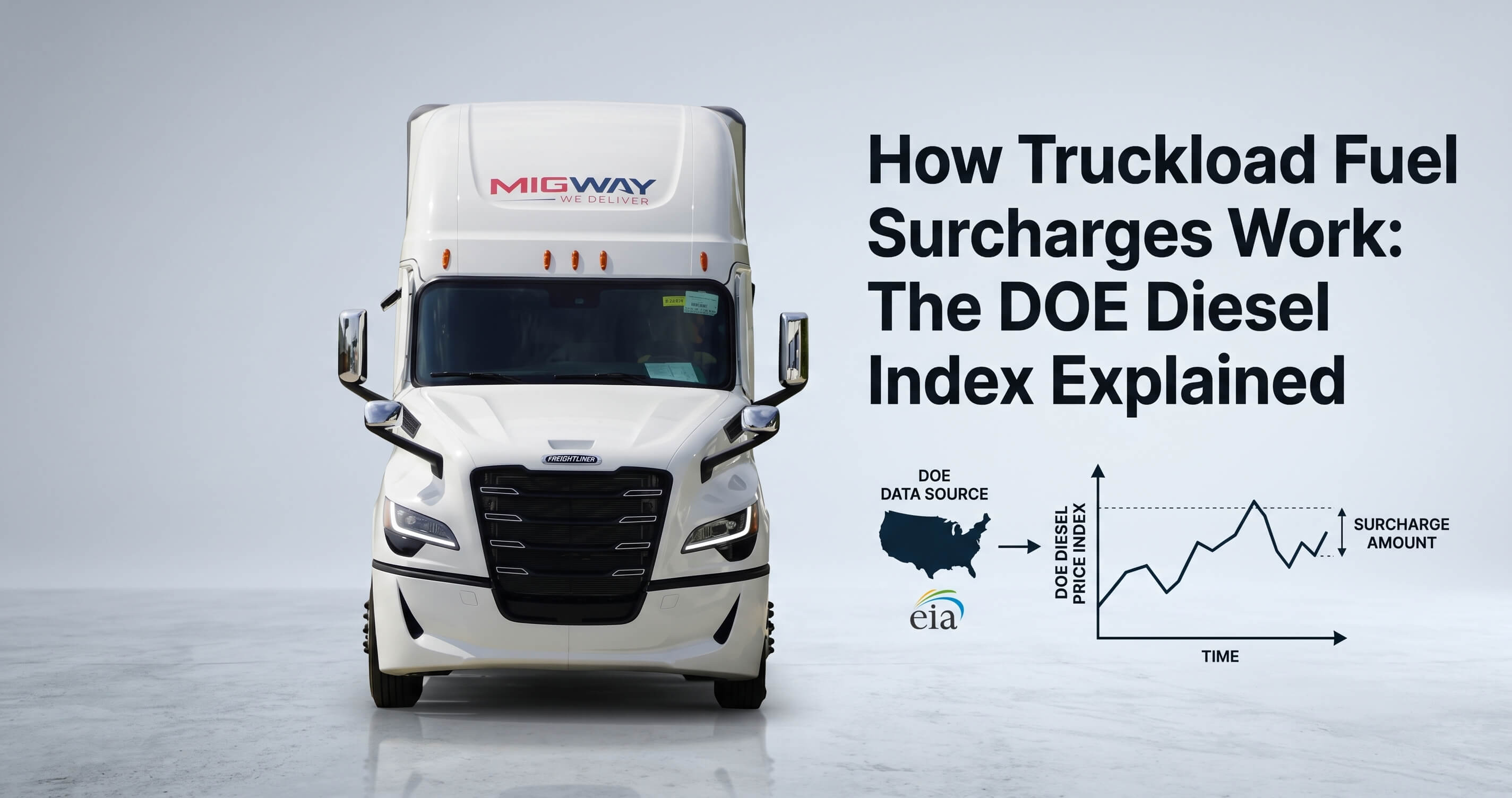 How Truckload Fuel Surcharges Work: The DOE Diesel Index Explained