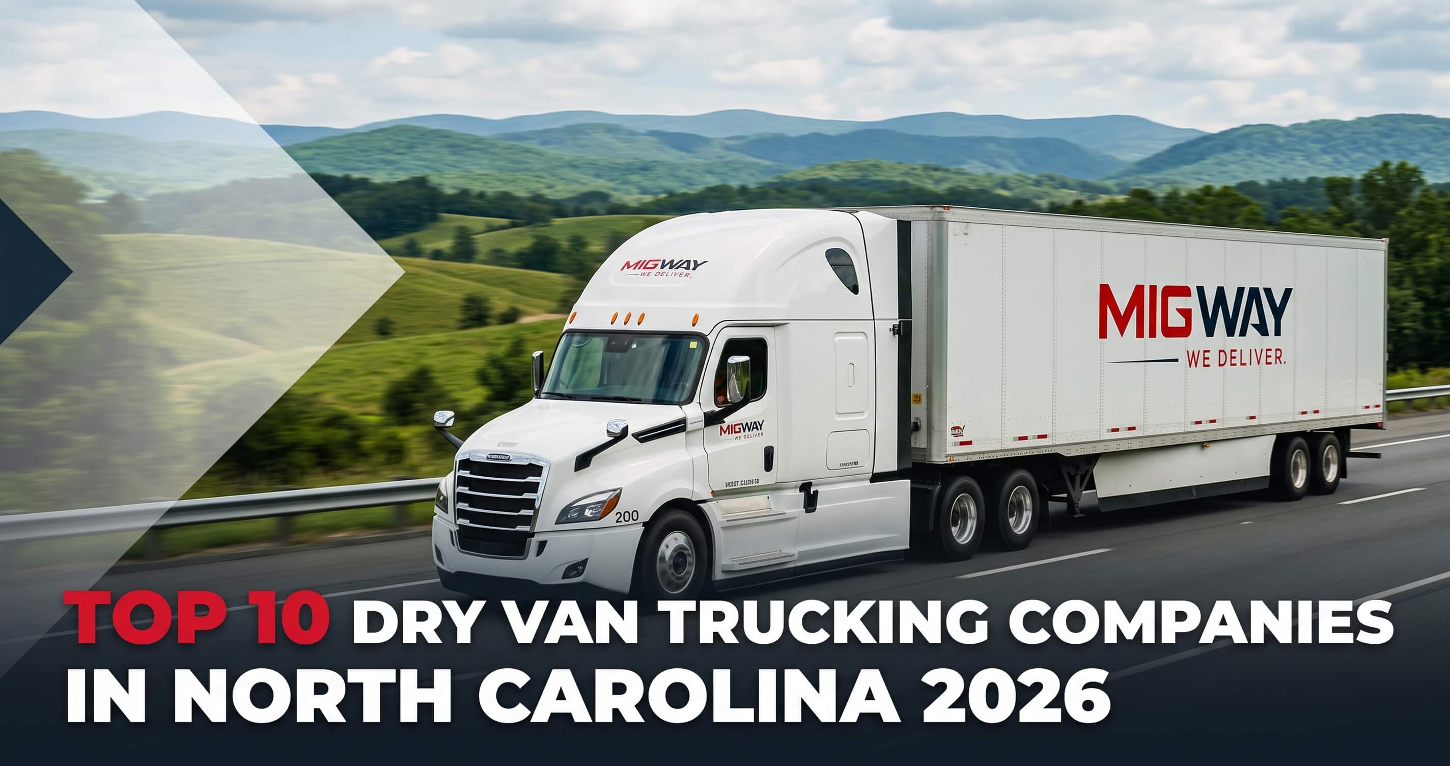 Top 10 Dry Van Trucking Companies in North Carolina 2026